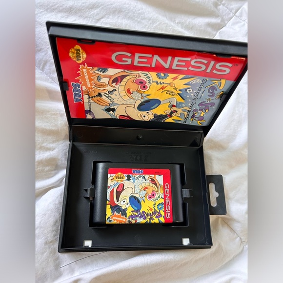 Ren & Stimpy show presents Stinpy’s Invention 1993 Sega Genesis game cartridge - Picture 5 of 6